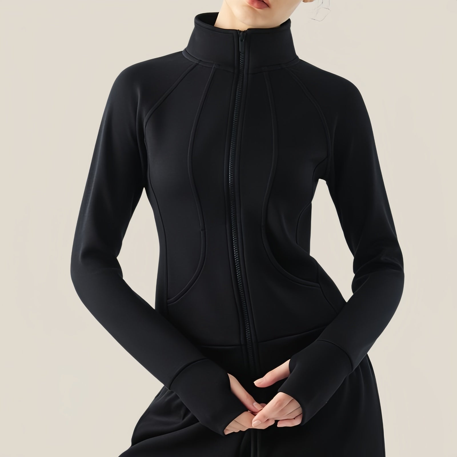 FlexiZip Pro Yoga Jacket – Performance Elegante con Chiusura Lampo