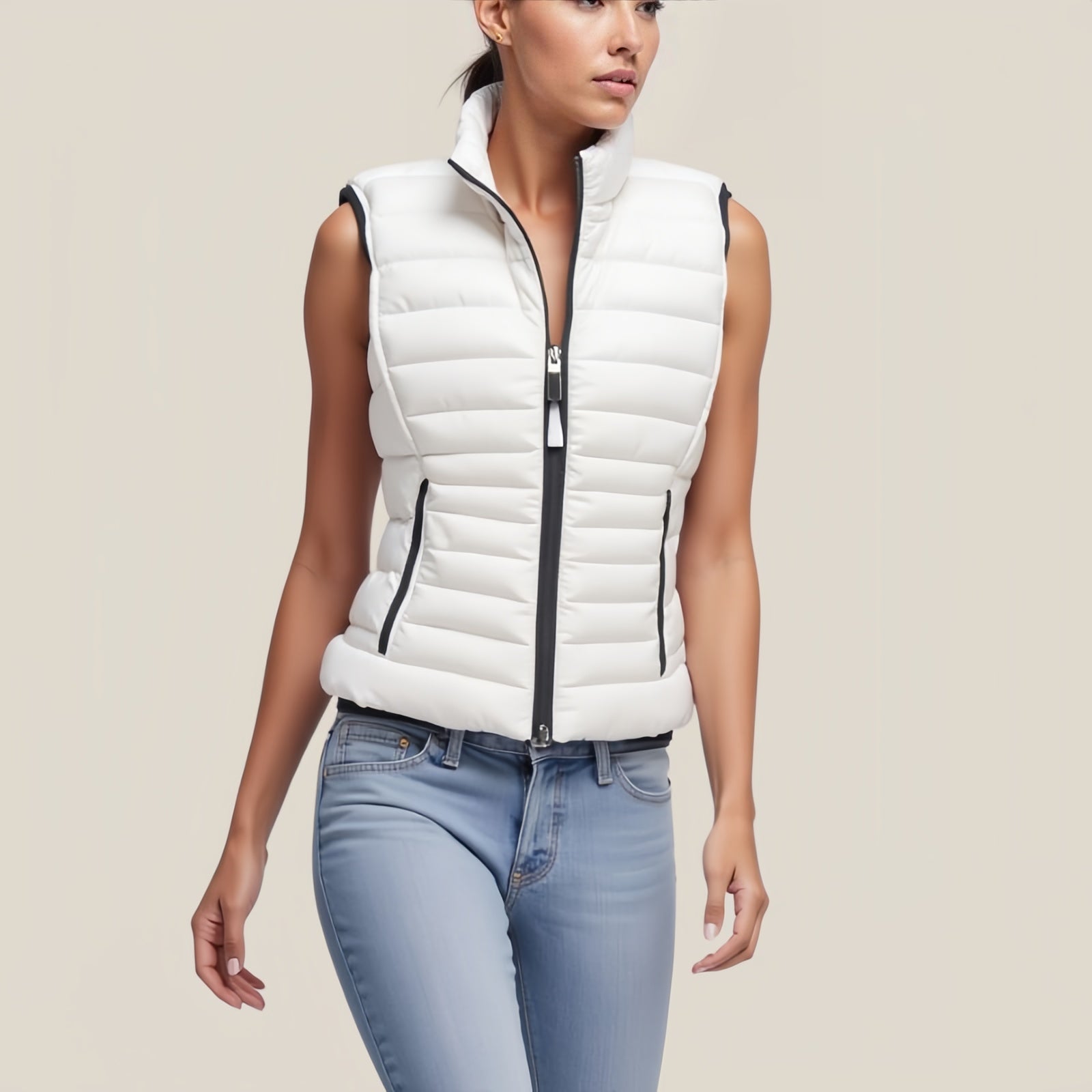Il Tuo Alleato di Stile e Comfort: Il Gilet Ultraleggero Bianca