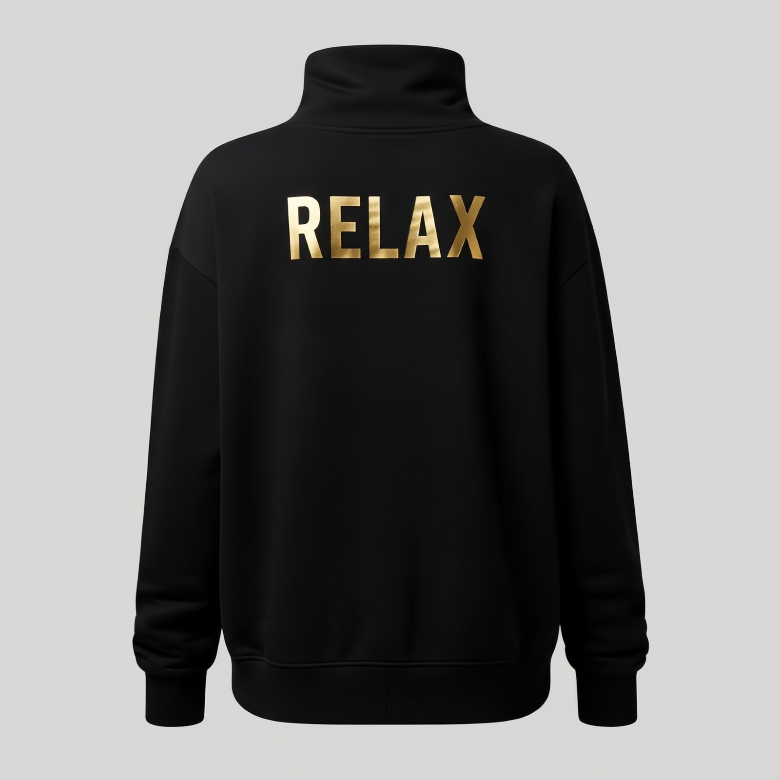 Il Tuo Rifugio di Stile e Comfort: La Felpa Collo Alto "RELAX"