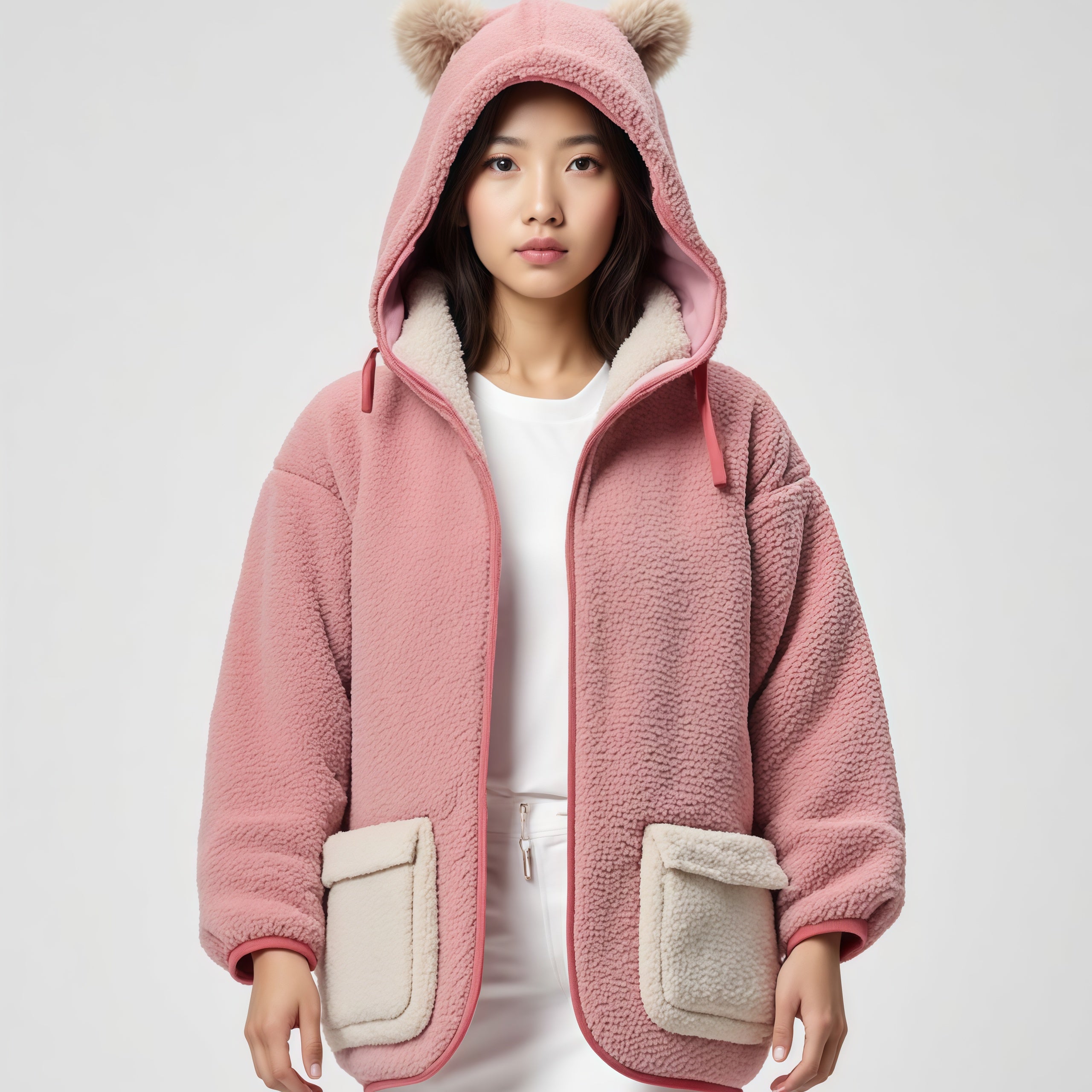 Wild Sweetness: The "Teddy Charm" Jacket