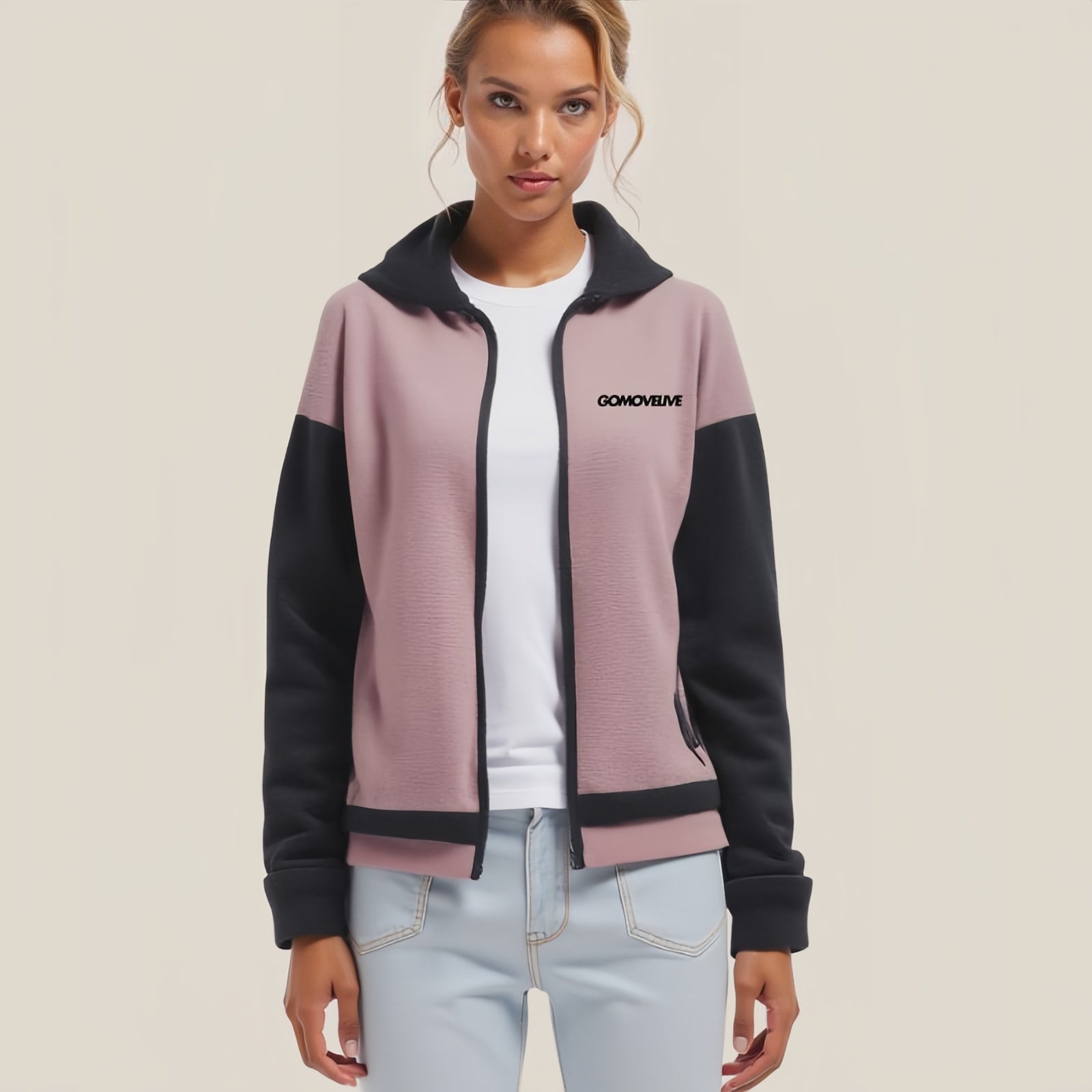 Elevate your casual style with the "Soft Block" Fleece Jacket.