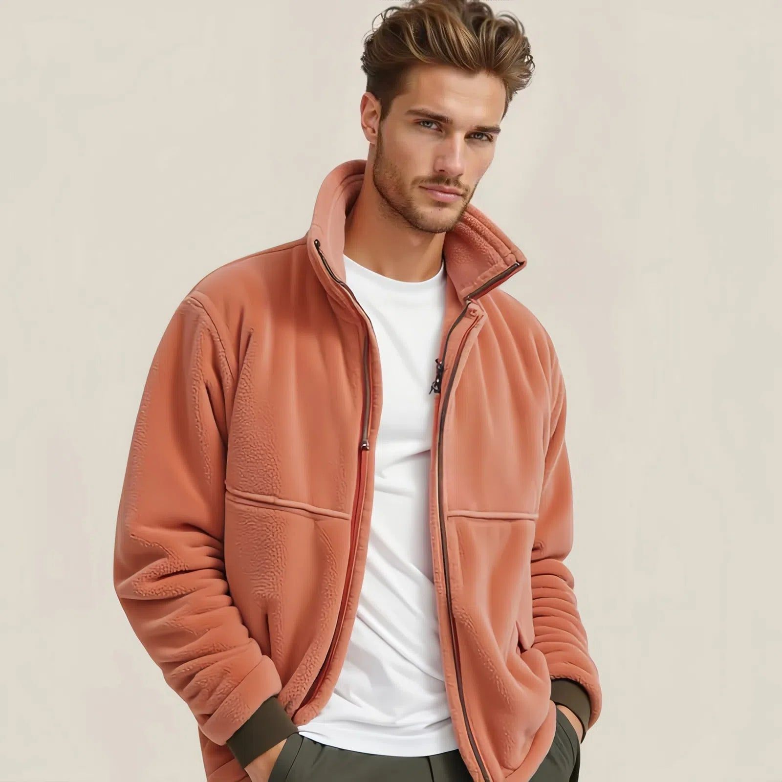 Wrap yourself in comfort and style with the Desert Bloom Fleece Jacket