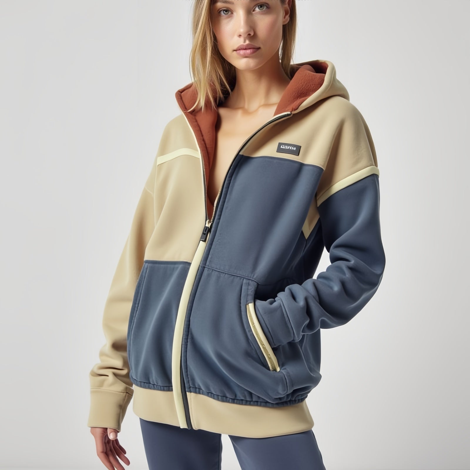 Done Dusk – Two-Tone Technical Set with Embroidered Patches and a Sporty Urban Look