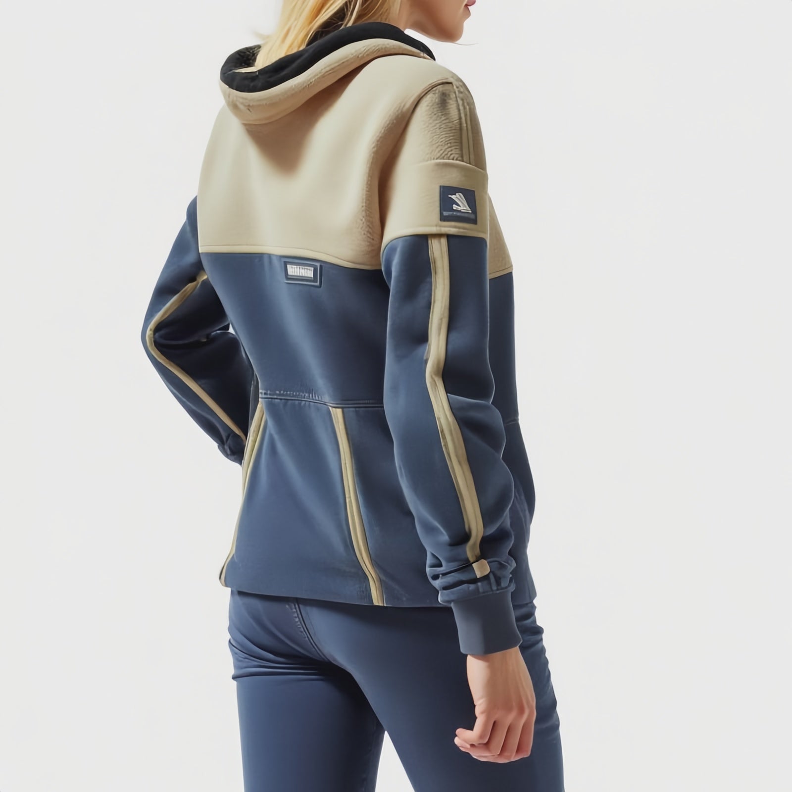 Done Dusk – Two-Tone Technical Set with Embroidered Patches and a Sporty Urban Look