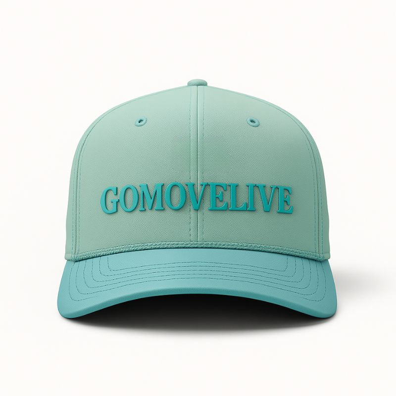 Identità street – cappellino teal con logo gomovelive