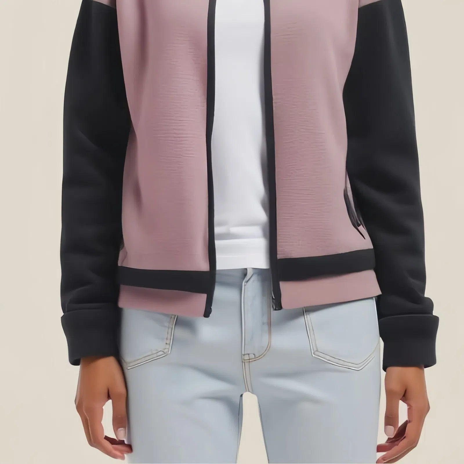 Elevate your casual style with the "Soft Block" Fleece Jacket.