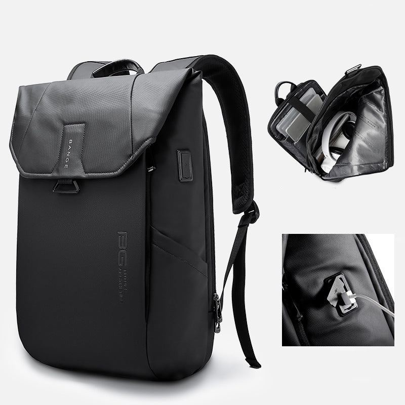 Men's Business Backpack with USB - Elegance and Technology