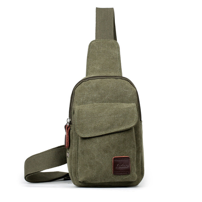 Korean Style Men's Crossbody Bag - Minimalist Elegance and Functionality