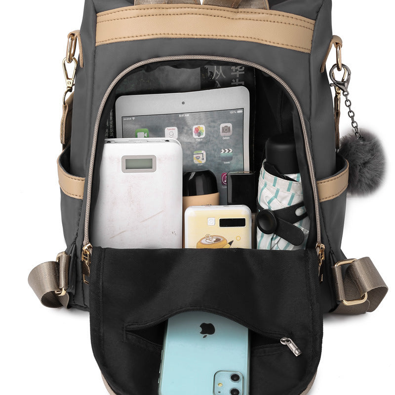 Anti-Theft Women's Backpack - Elegance and Safety on the Go