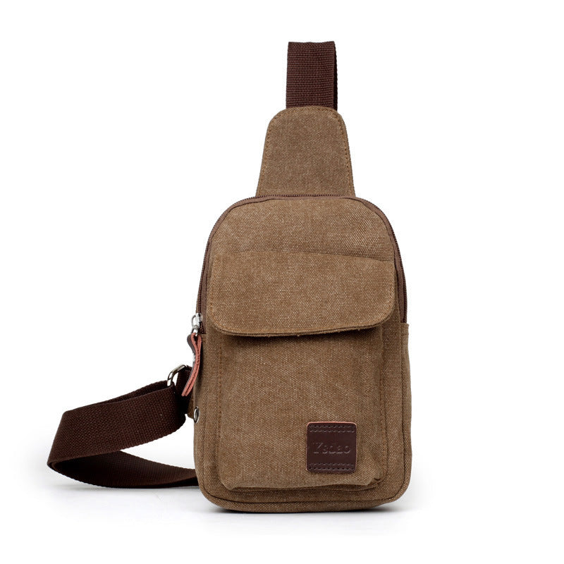 Korean Style Men's Crossbody Bag - Minimalist Elegance and Functionality