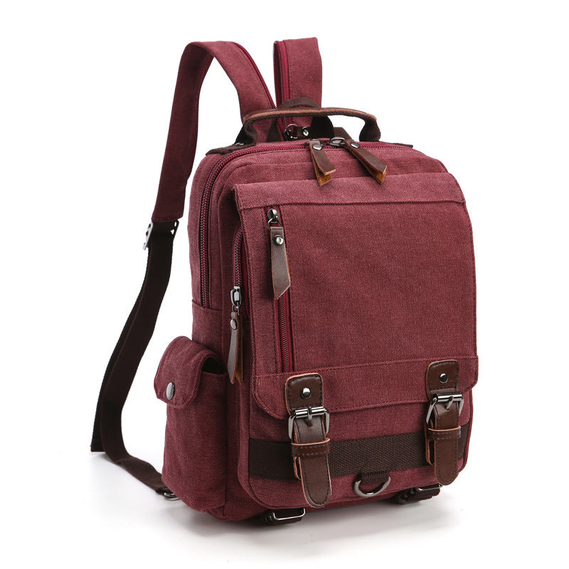 Versatile Style with Canvas Shoulder Bag for Travel
