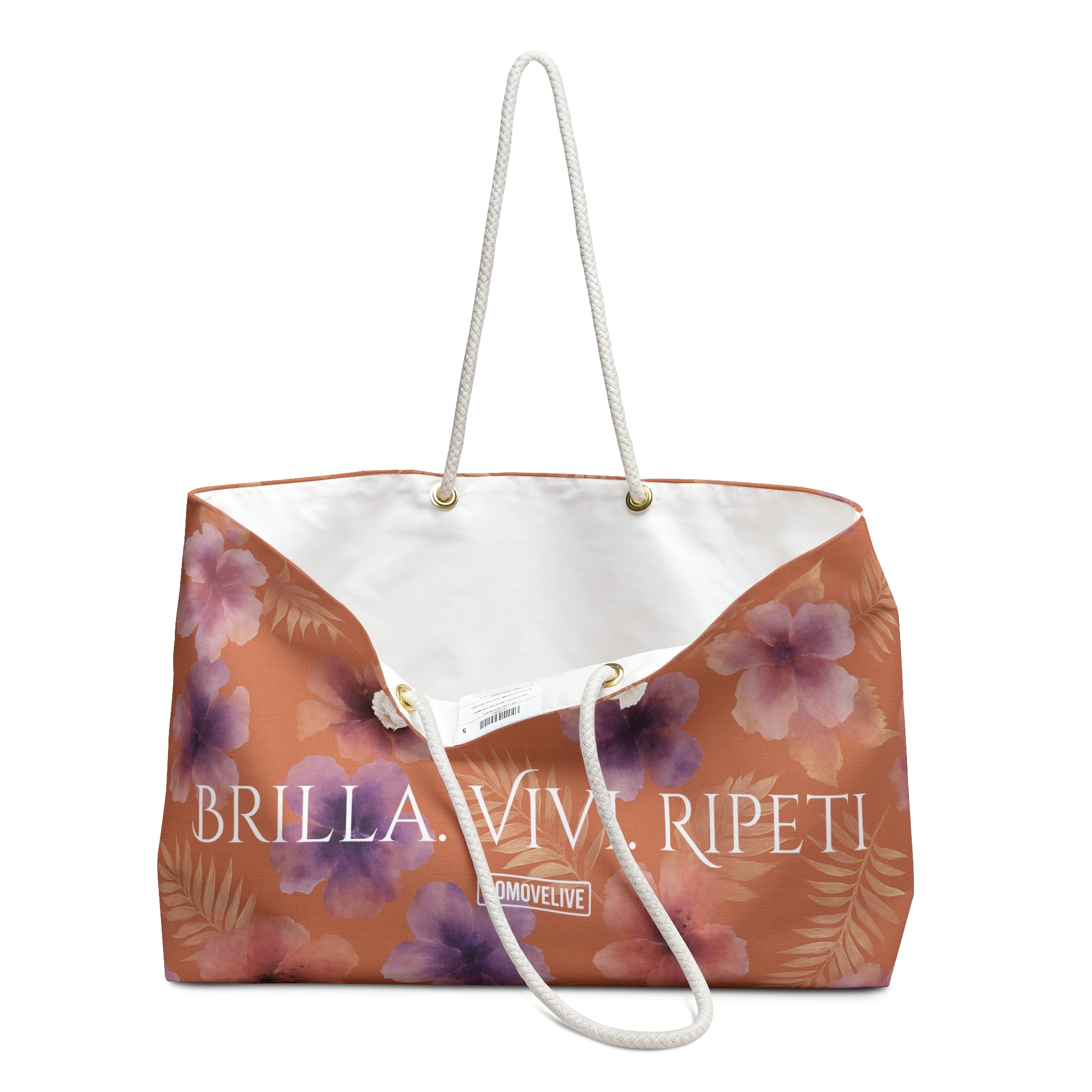 Tropical Print Weekend Bag, Eco Chic for Nature Lovers