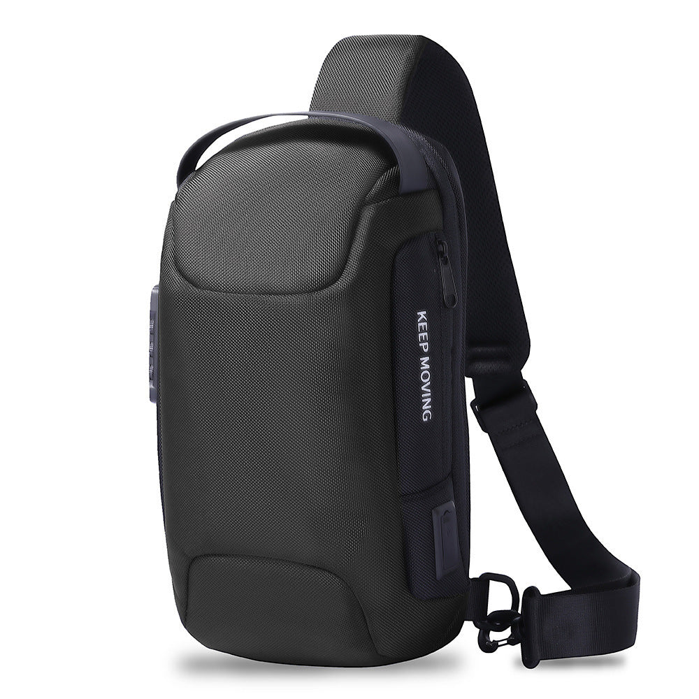 Douyin Style Men's Shoulder Bag - Trendy & Sporty for Summer