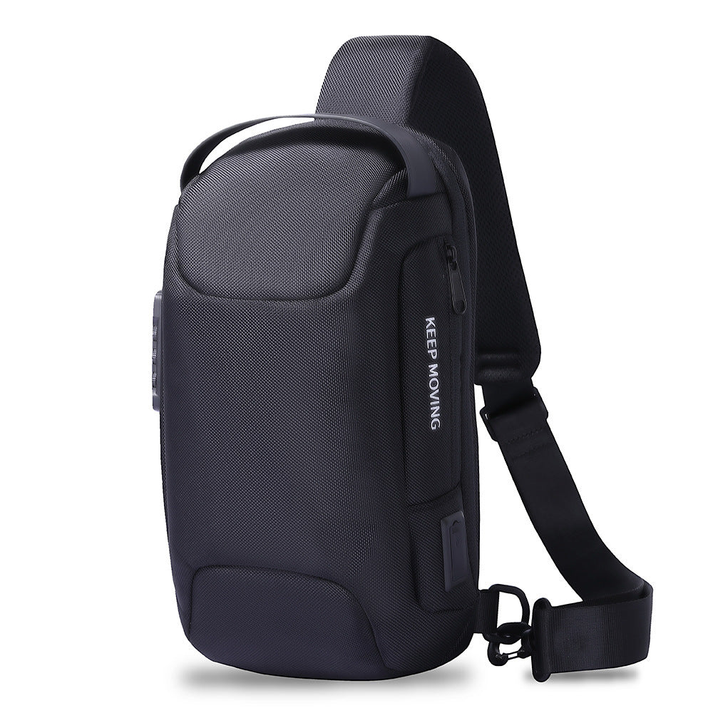 Douyin Style Men's Shoulder Bag - Trendy & Sporty for Summer