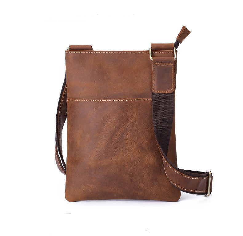 Men's Leather Shoulder Bag - Elegance and Functionality for Urban Style