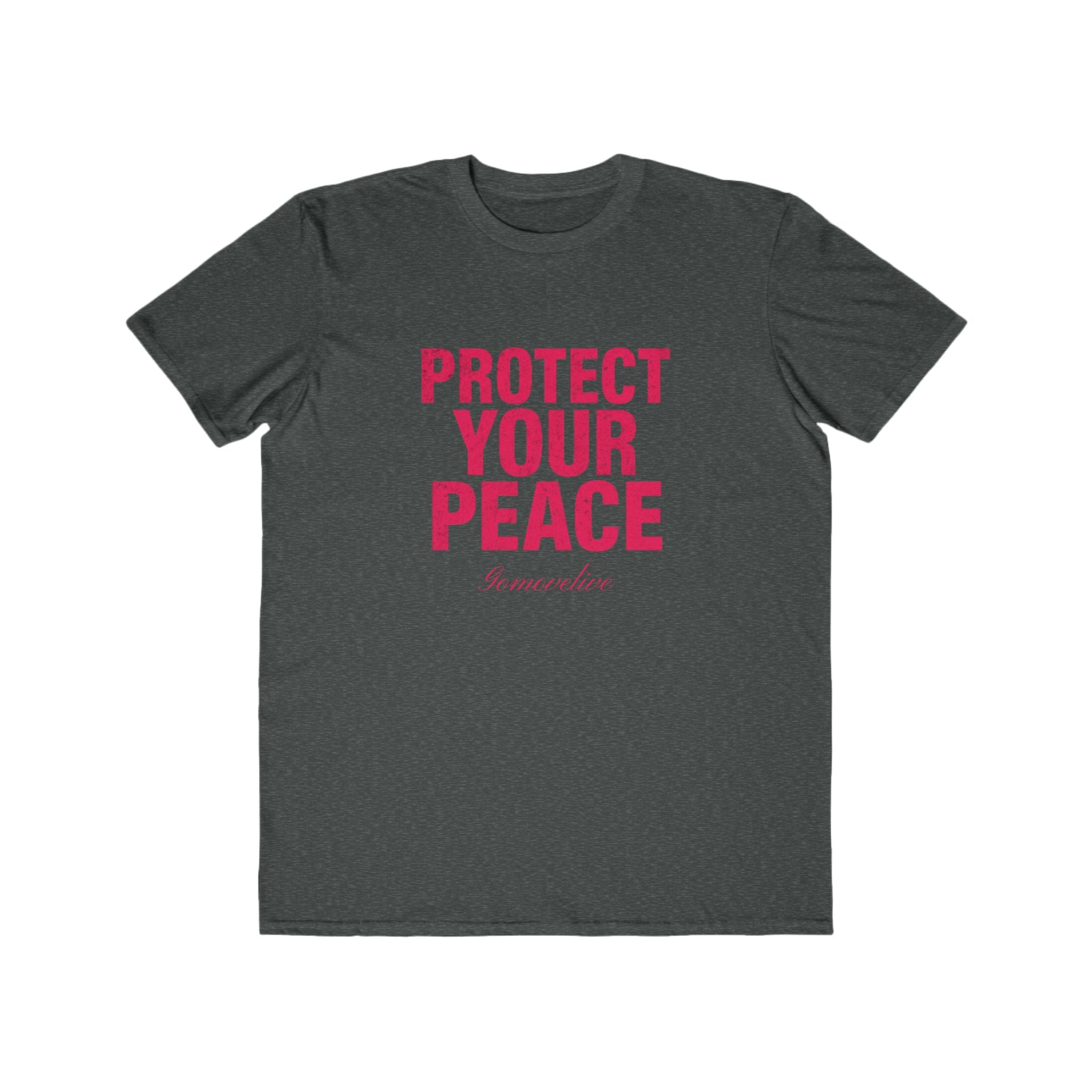 Lightweight Style, Strong Spirit: Men's "Protect Your Peace" T-Shirt