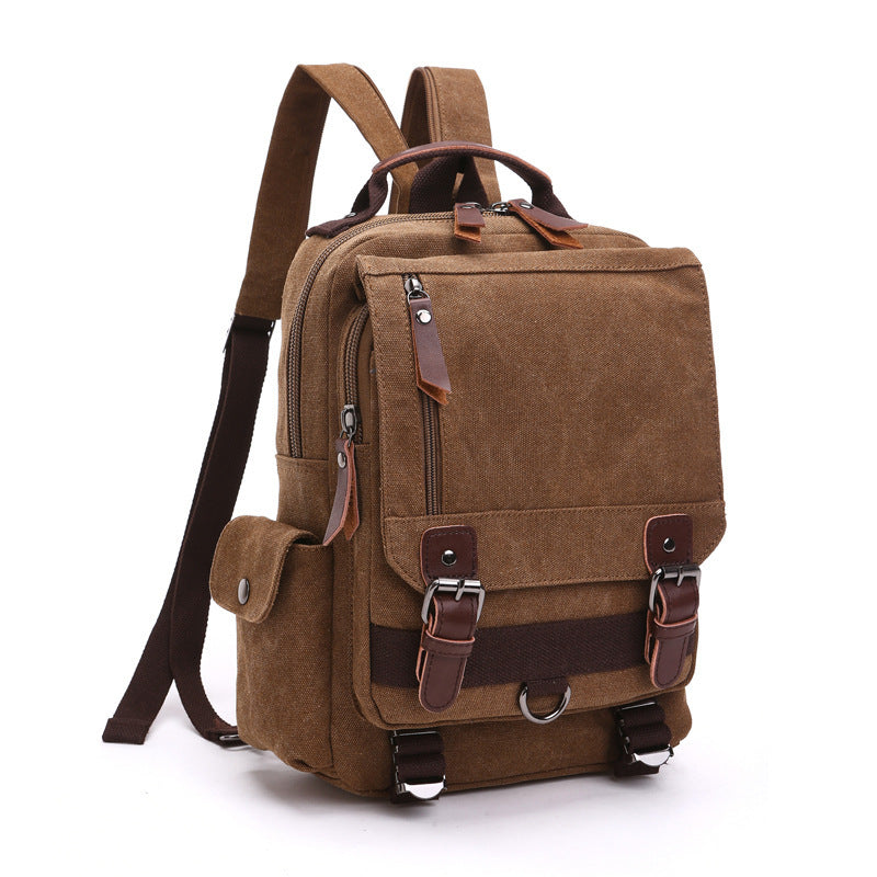Versatile Style with Canvas Shoulder Bag for Travel