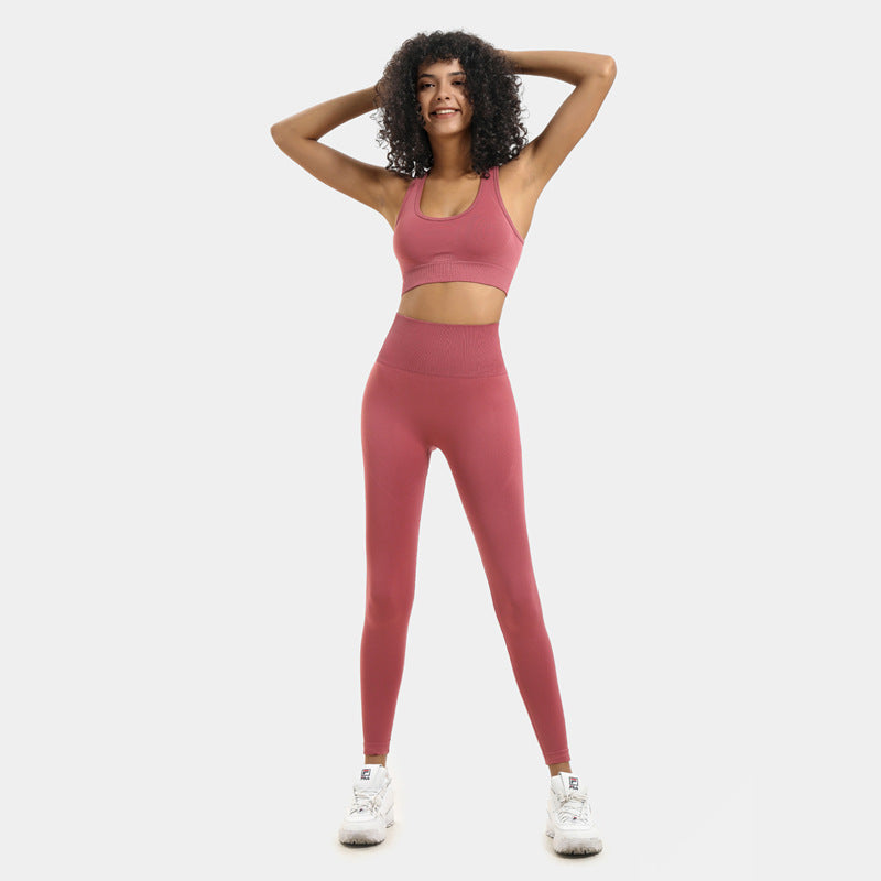 Seamless Yoga Set – Libertà Totale in Maglia Elasticizzata
