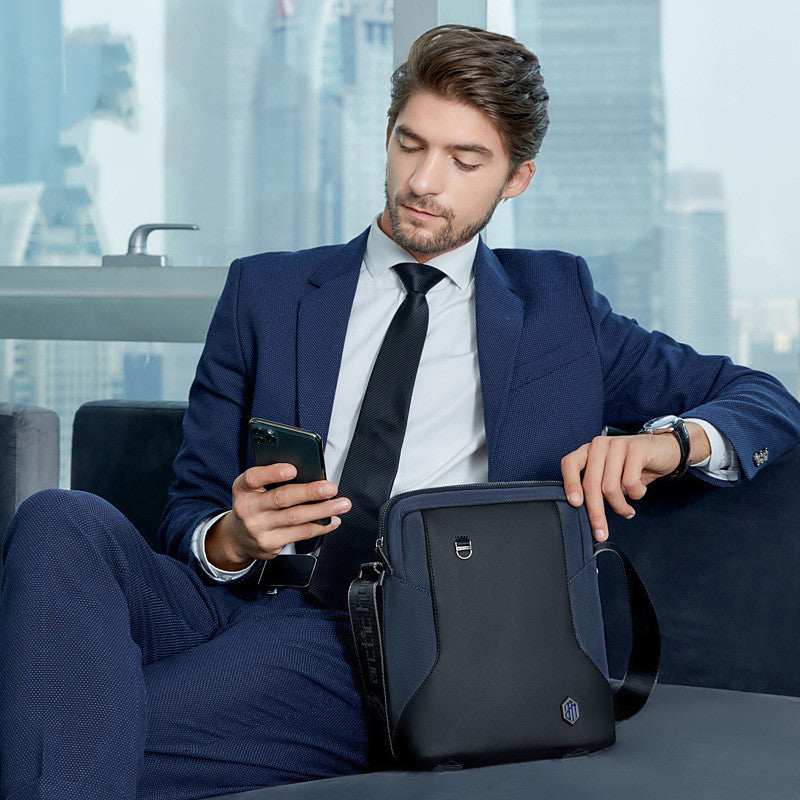 Trendy Men's Shoulder Bag - Lightweight and Multifunctional Style