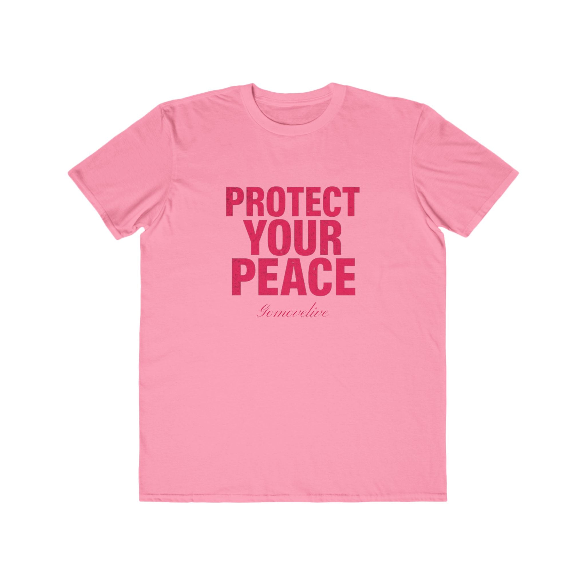 Lightweight Style, Strong Spirit: Men's "Protect Your Peace" T-Shirt
