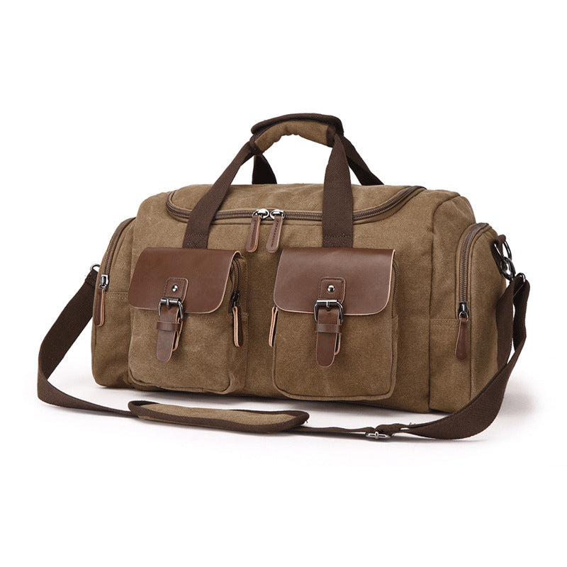 European Style Canvas Travel Bag - Elegance and Functionality on the Go