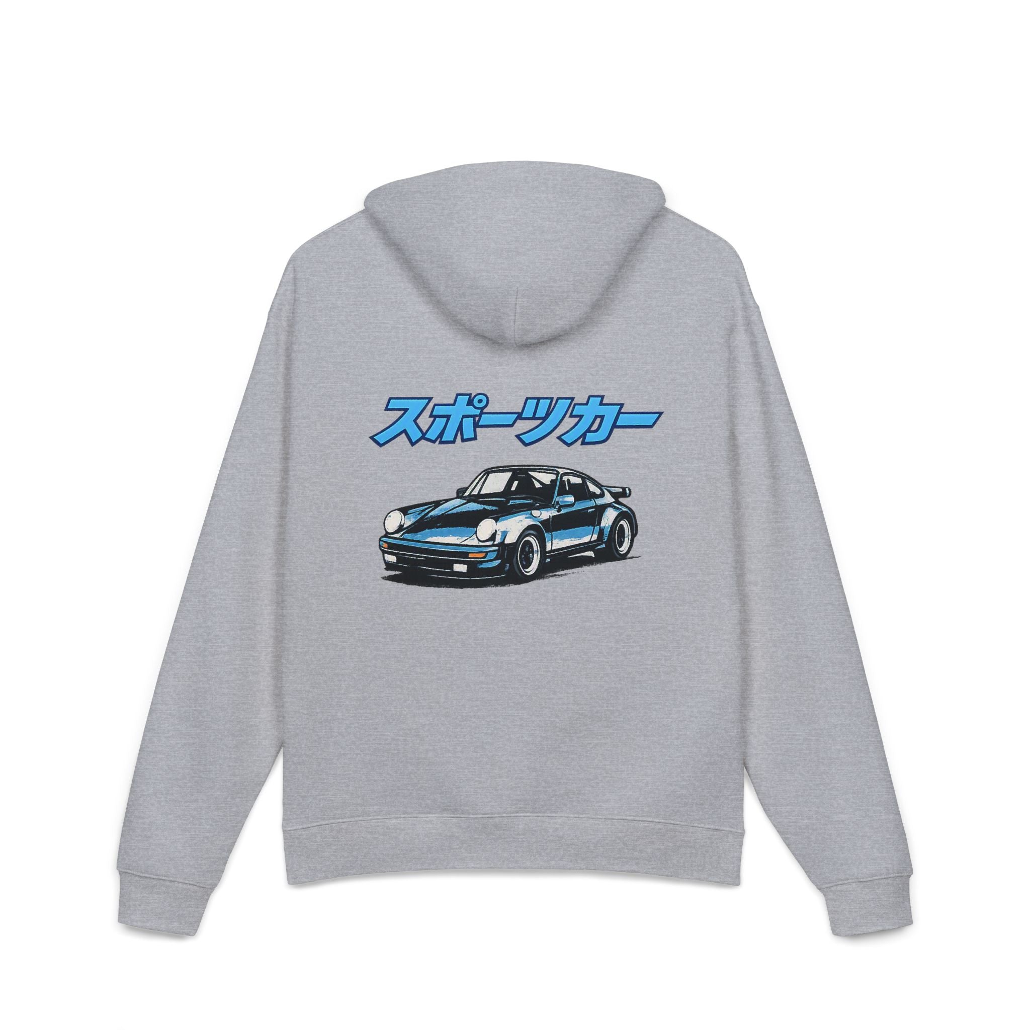 Sportscar Hoodie — Retro Japanese Racing Car Graphic