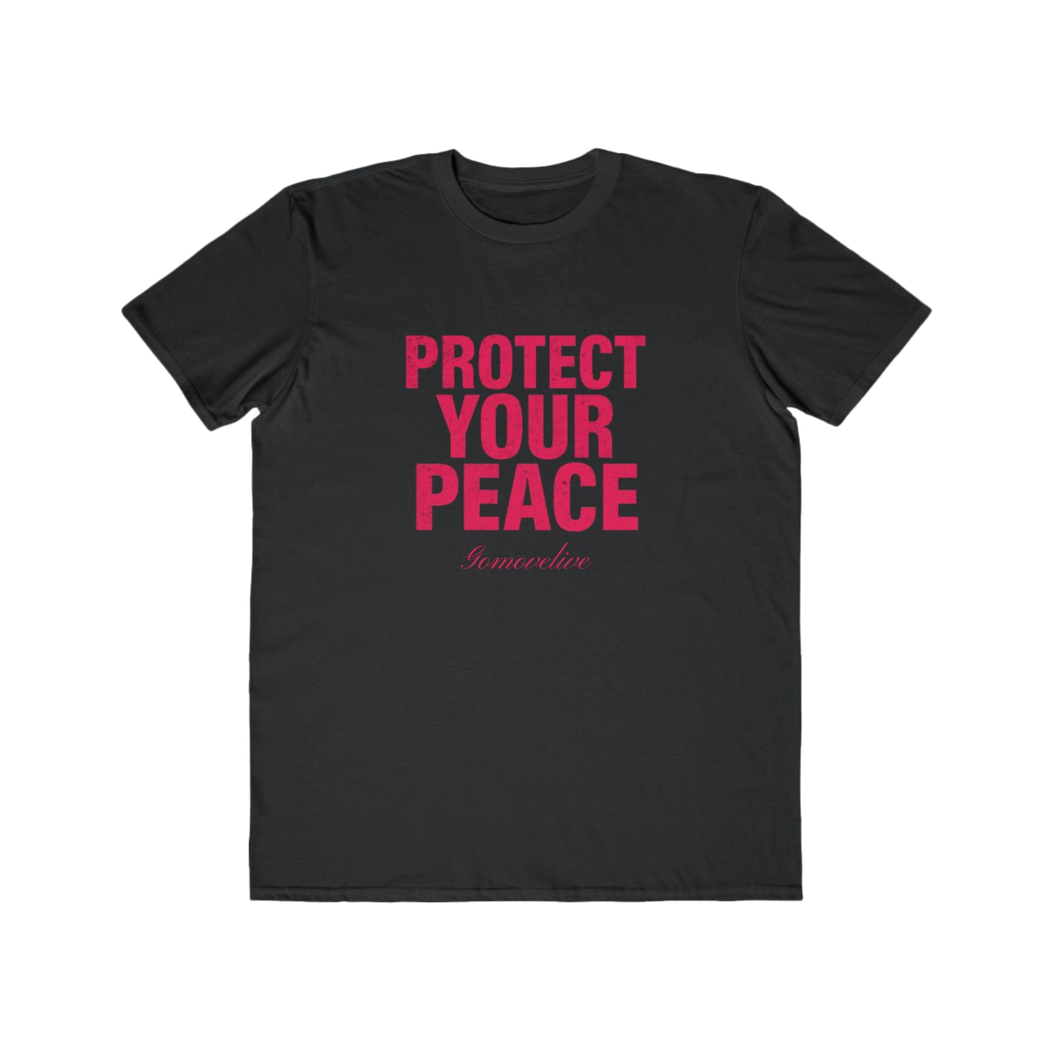 Lightweight Style, Strong Spirit: Men's "Protect Your Peace" T-Shirt