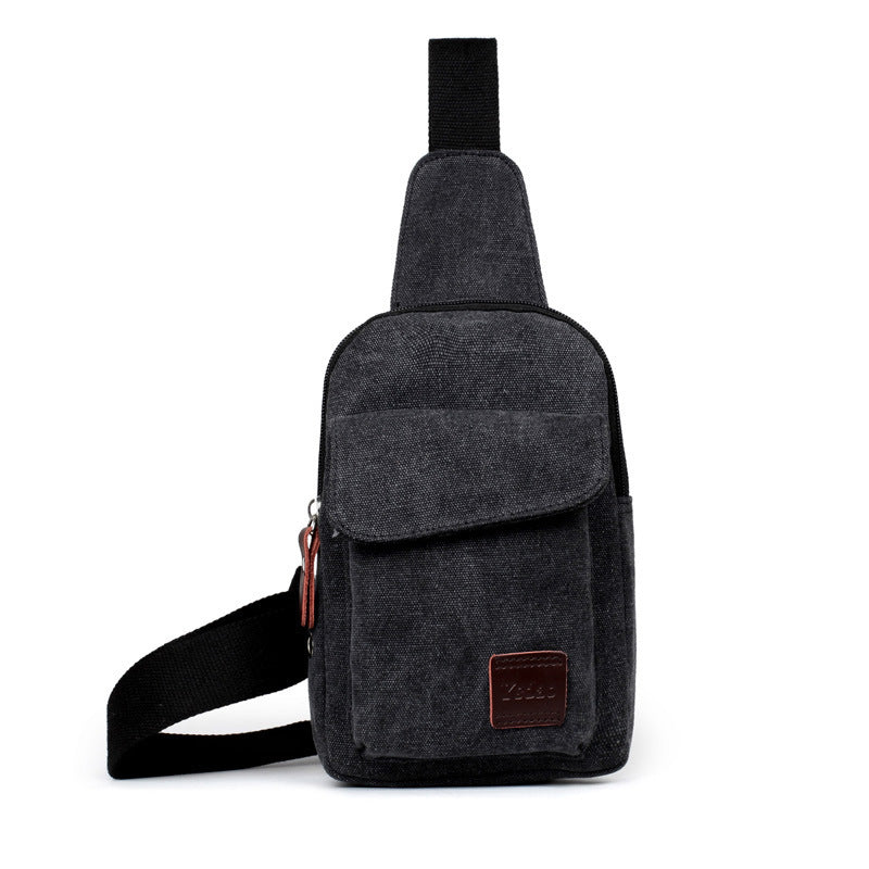 Korean Style Men's Crossbody Bag - Minimalist Elegance and Functionality