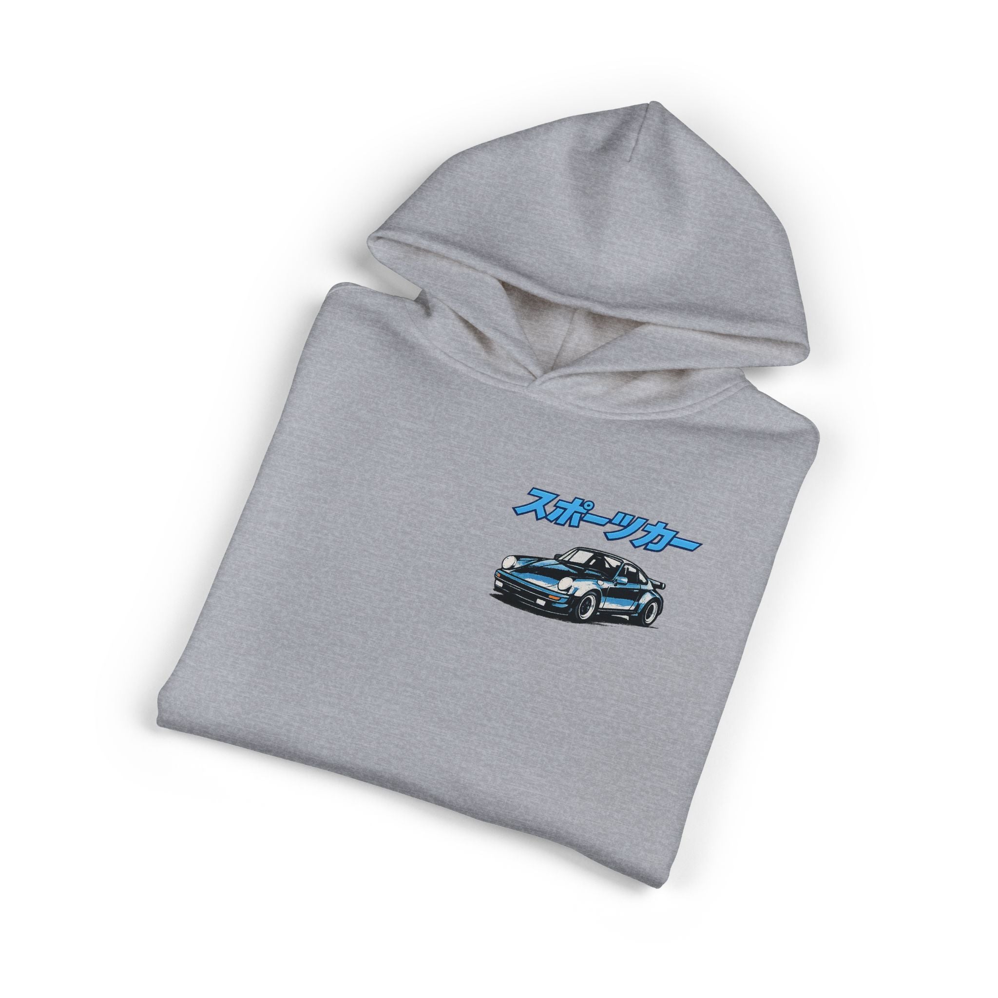 Sportscar Hoodie — Retro Japanese Racing Car Graphic