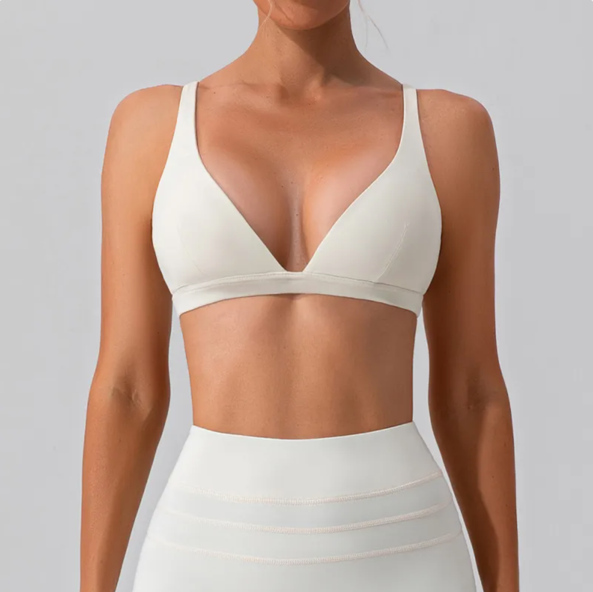 Nude Feel Shockproof Yoga Bra – Sports Vest aderente