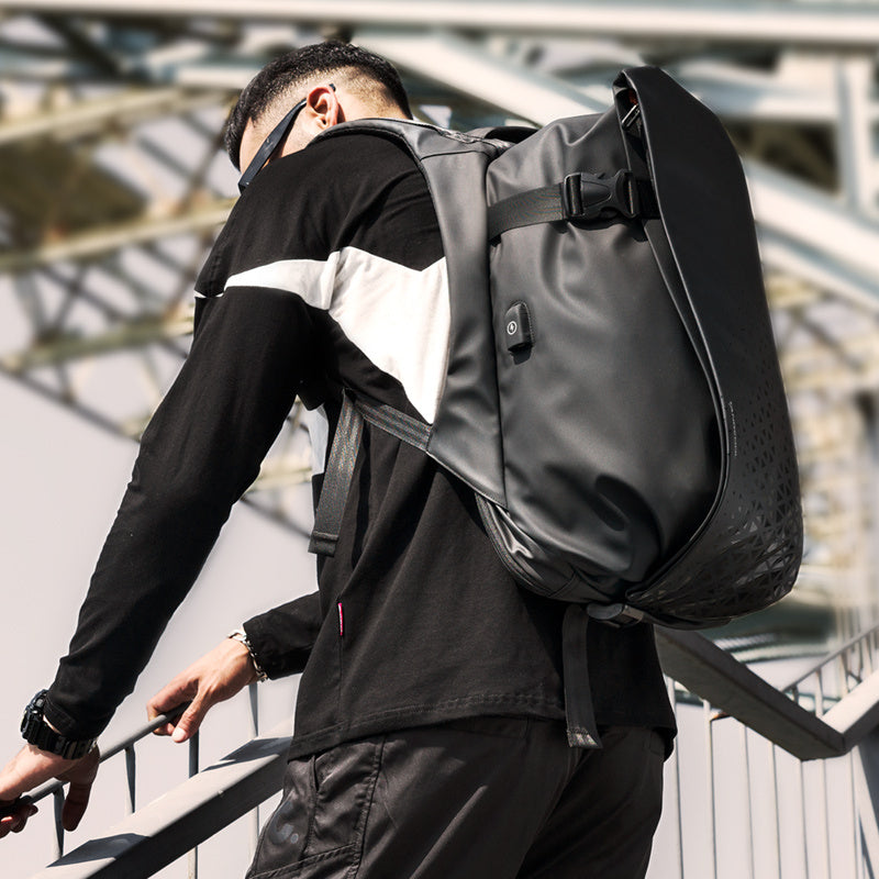 Men's Casual Backpack - Modern Elegance and Timeless Functionality