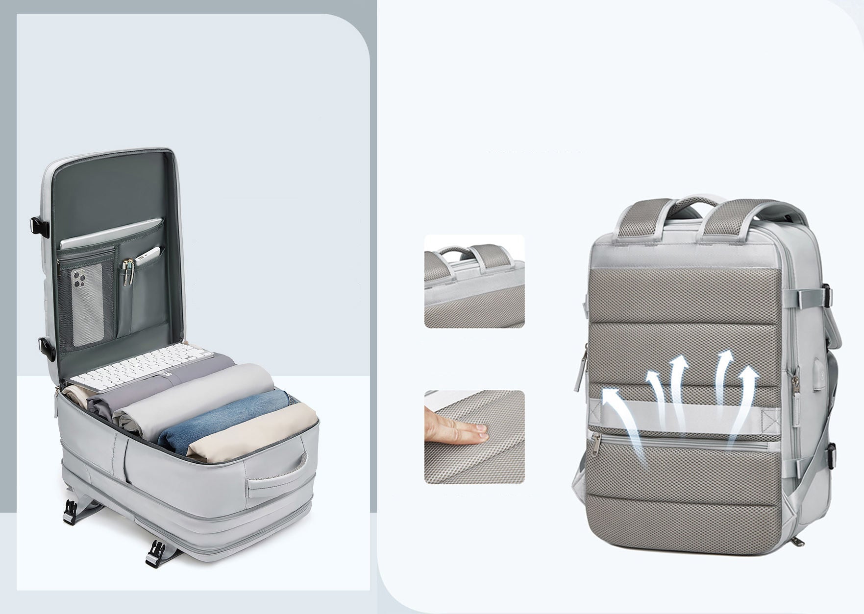 AquaShield Pro – Le sac à dos vintage qui protège et recharge