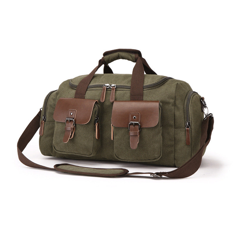 European Style Canvas Travel Bag - Elegance and Functionality on the Go