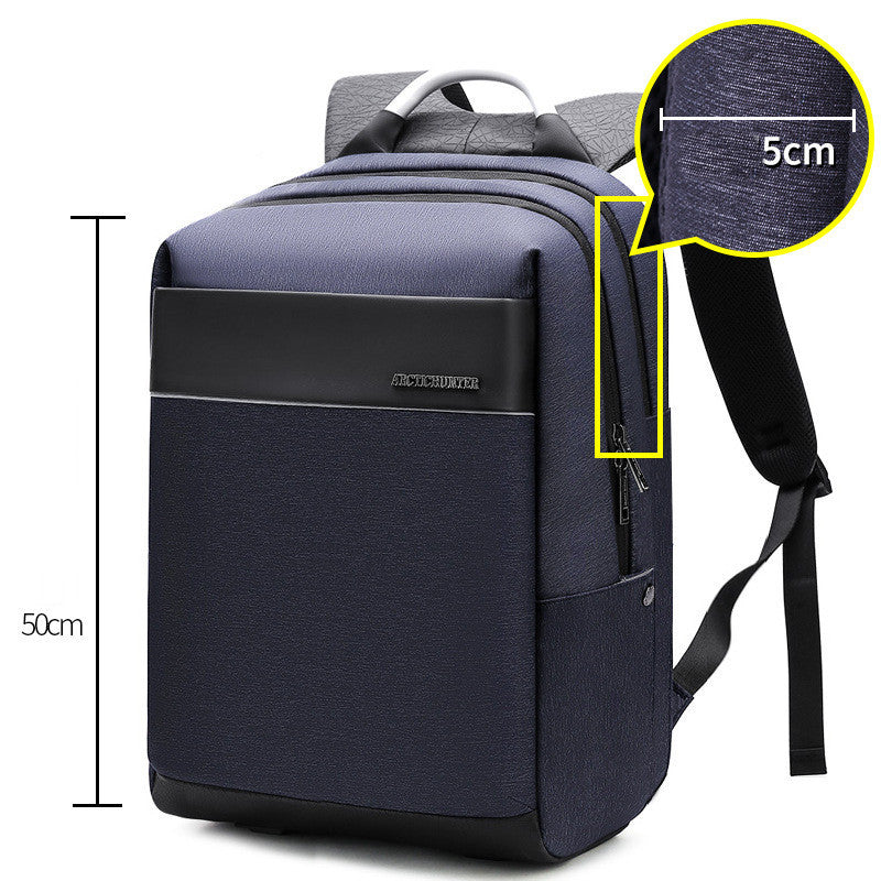 Stylish Men's Laptop Backpack - European Style and Advanced Functionality