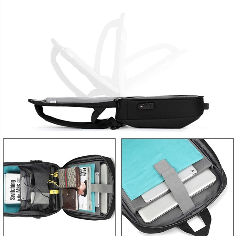 Men's Multifunctional Backpack - Smart Design and Maximum Functionality