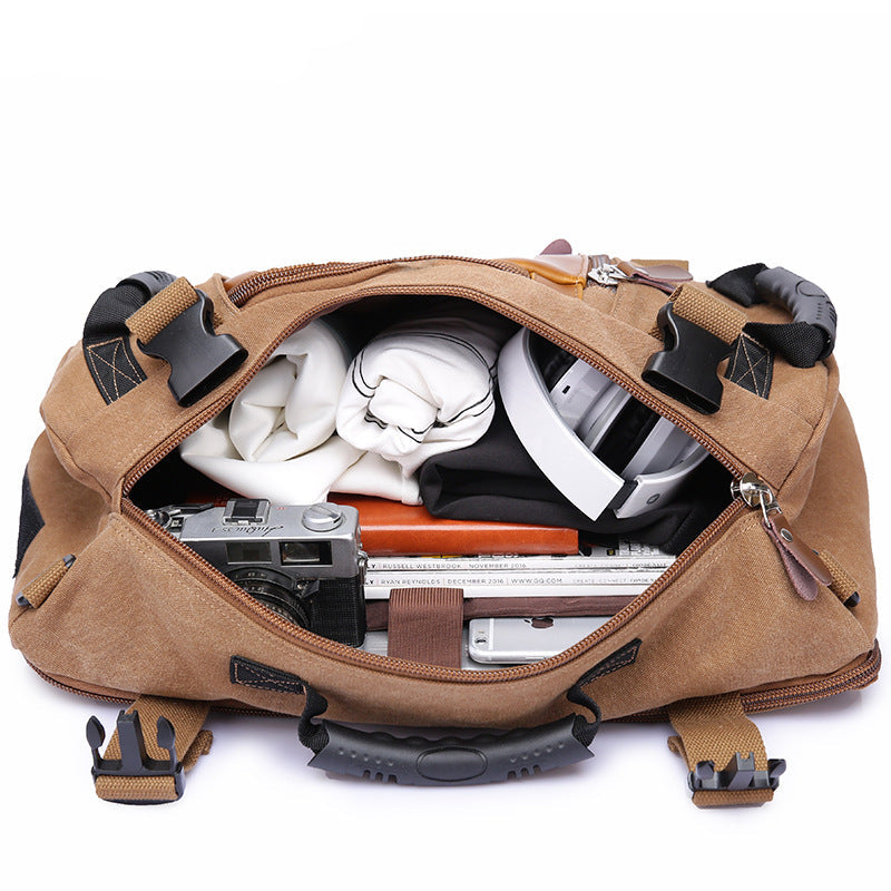 Sac à dos de voyage multifonctionnel au style rétro