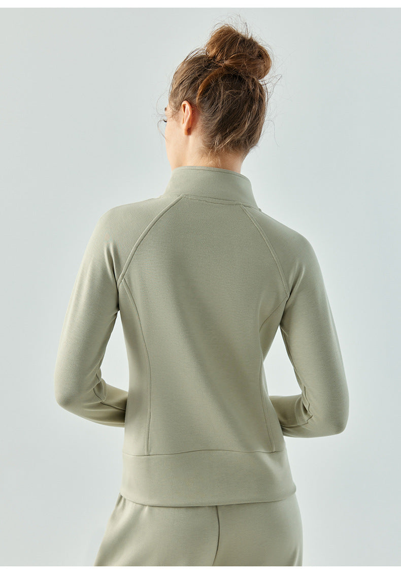 FlexiZip Pro Yoga Jacket – Performance Elegante con Chiusura Lampo