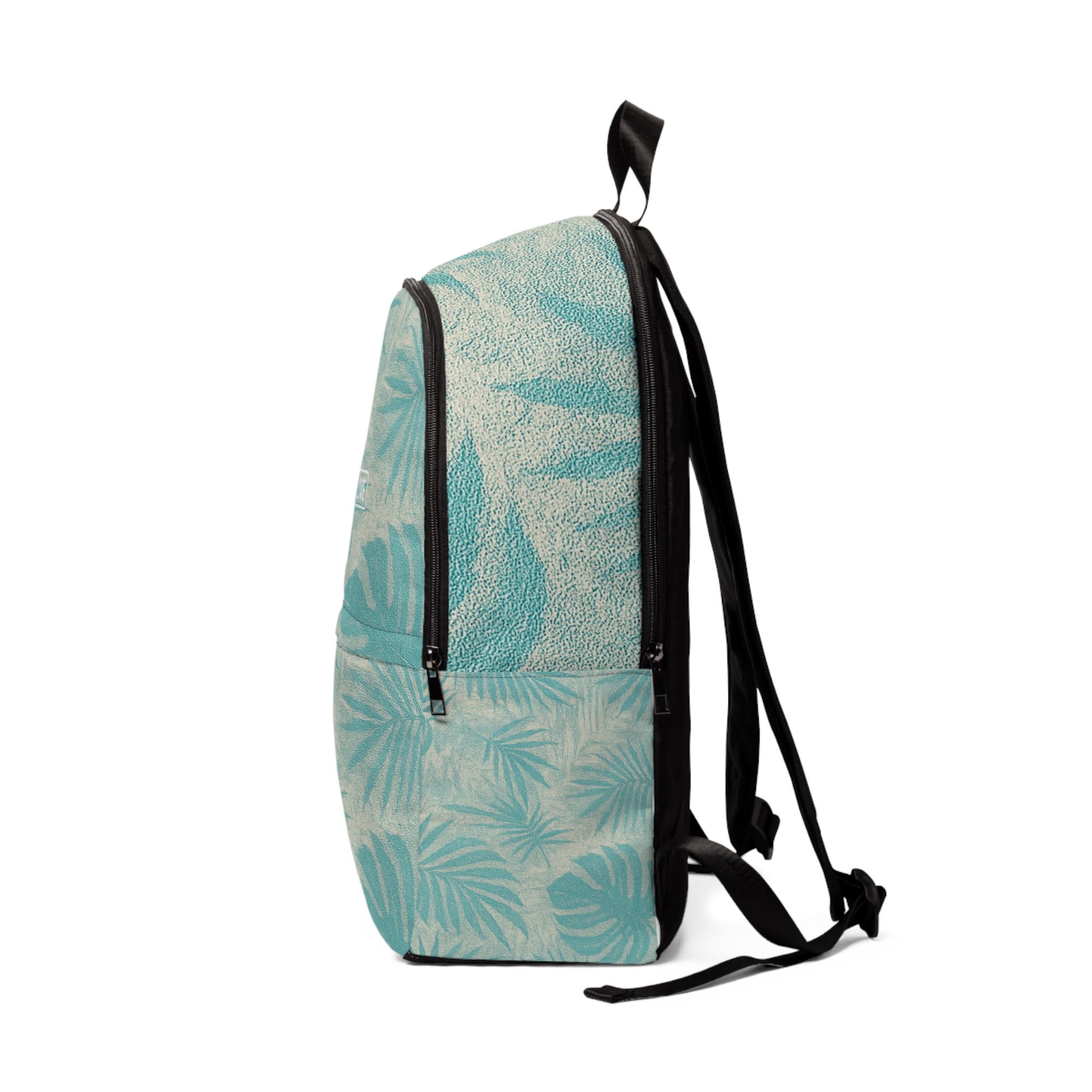 Unisex Backpack with Tropical Leaves Print