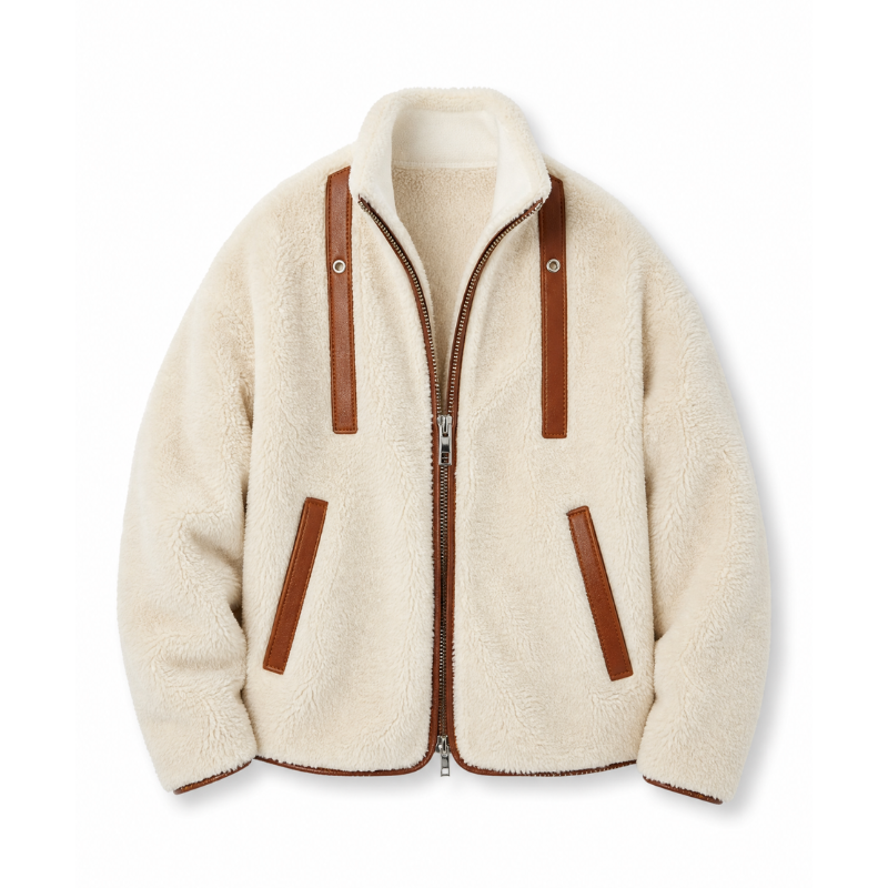 Heartline Bomber — Kids' Quilted Jacket with Graphic Details