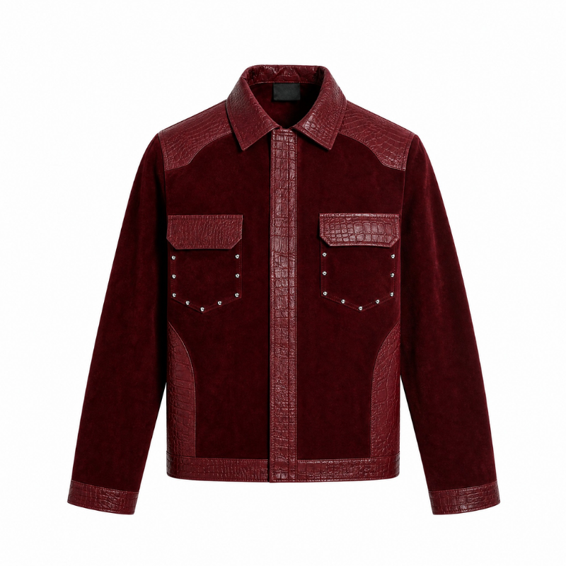 Giacca in Suede Microfiber