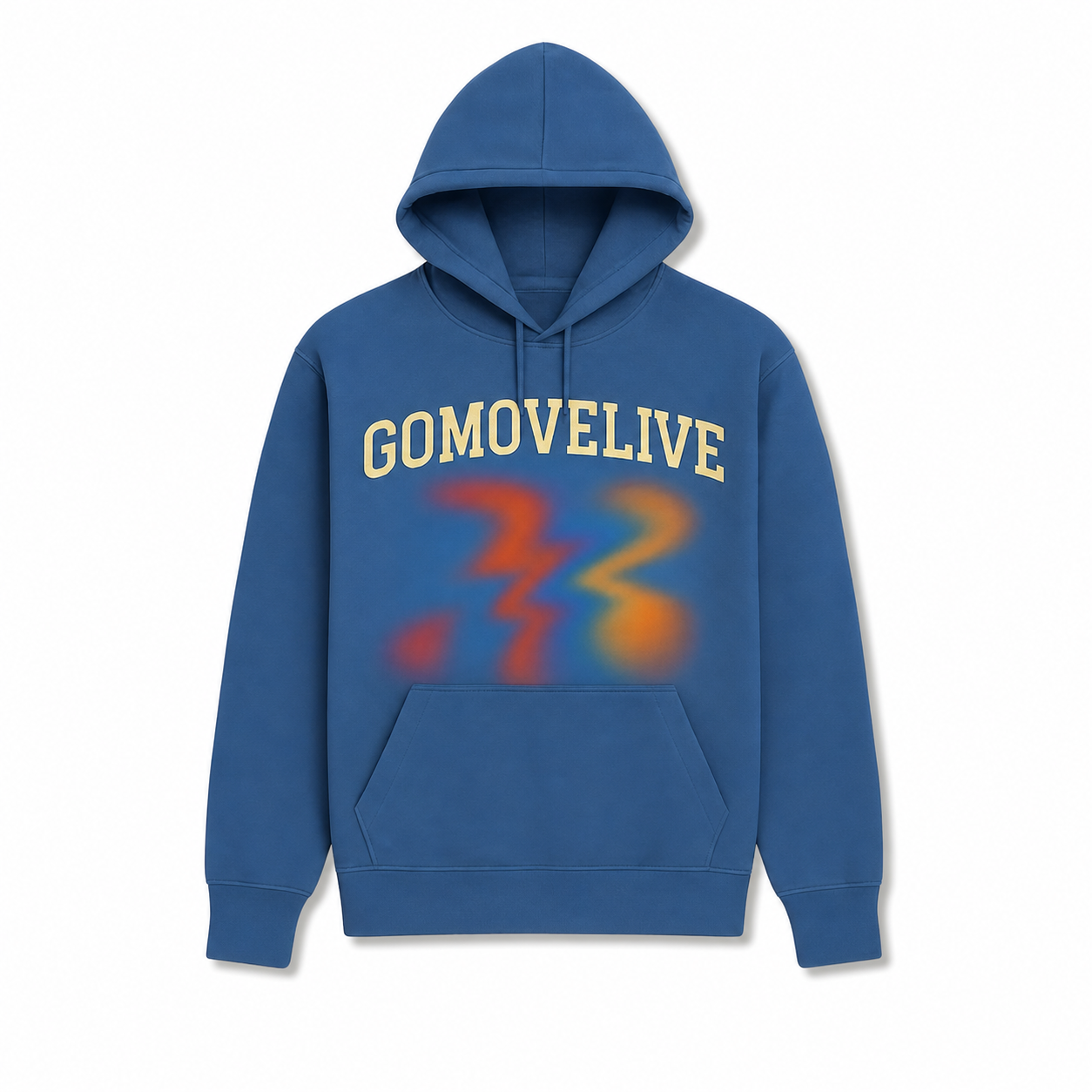 Urban Vibes – Grey Sweatshirt with Color Energy and GOMOVELIVE Logo