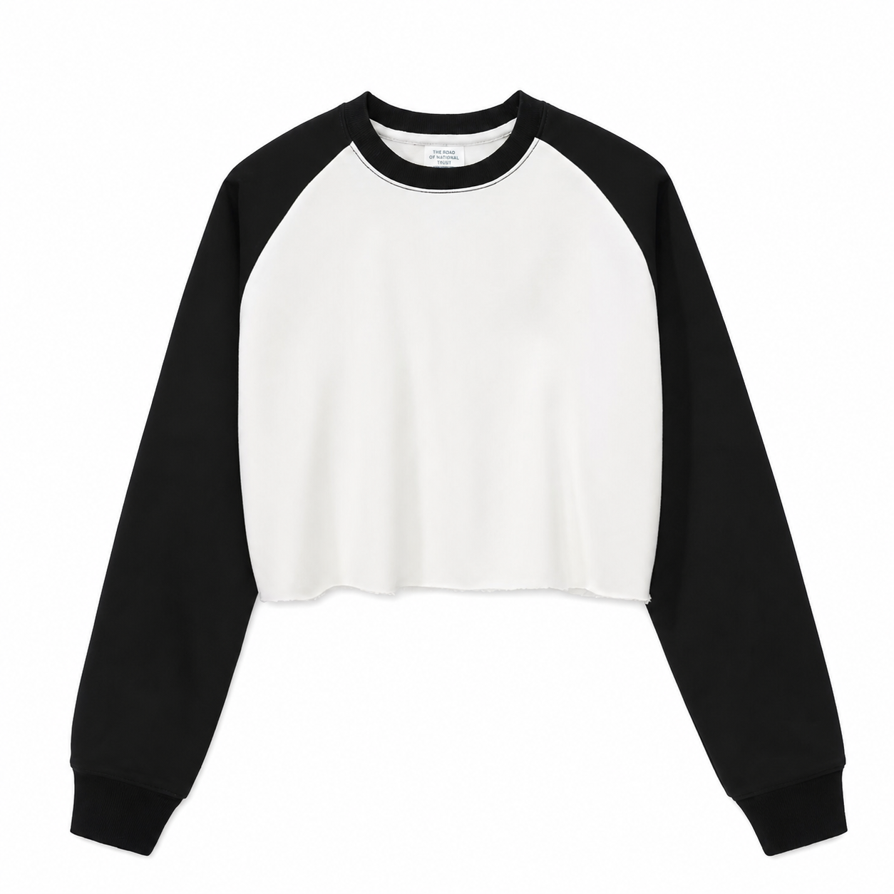T-Shirt Donna con Maniche Raglan a Contrasto