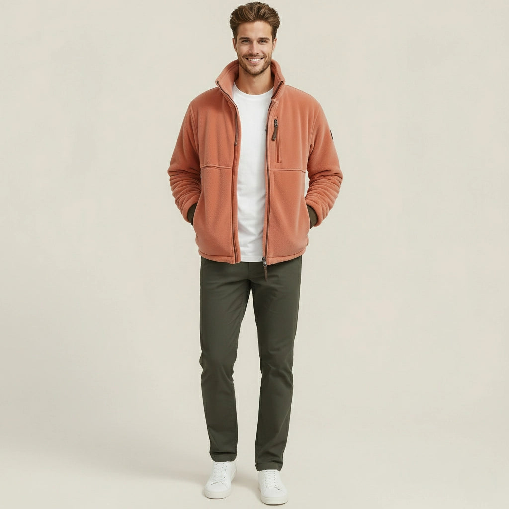 Wrap yourself in comfort and style with the Desert Bloom Fleece Jacket