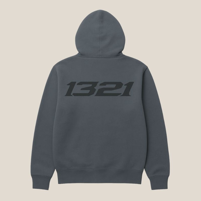 Grey Speedster – Felpa con zip per chi corre veloce