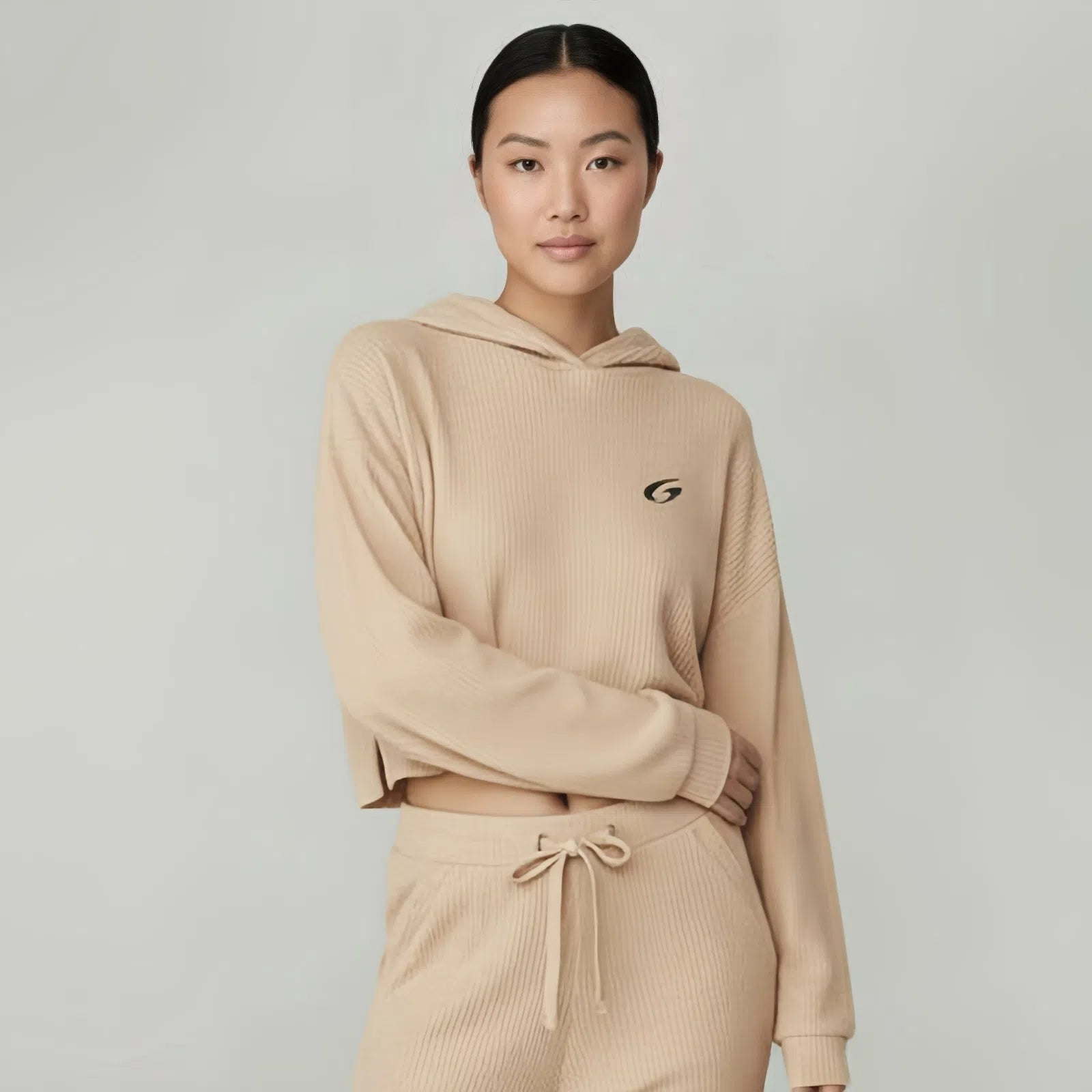 Soft Motion – Set tecnico in maglia con cappuccio