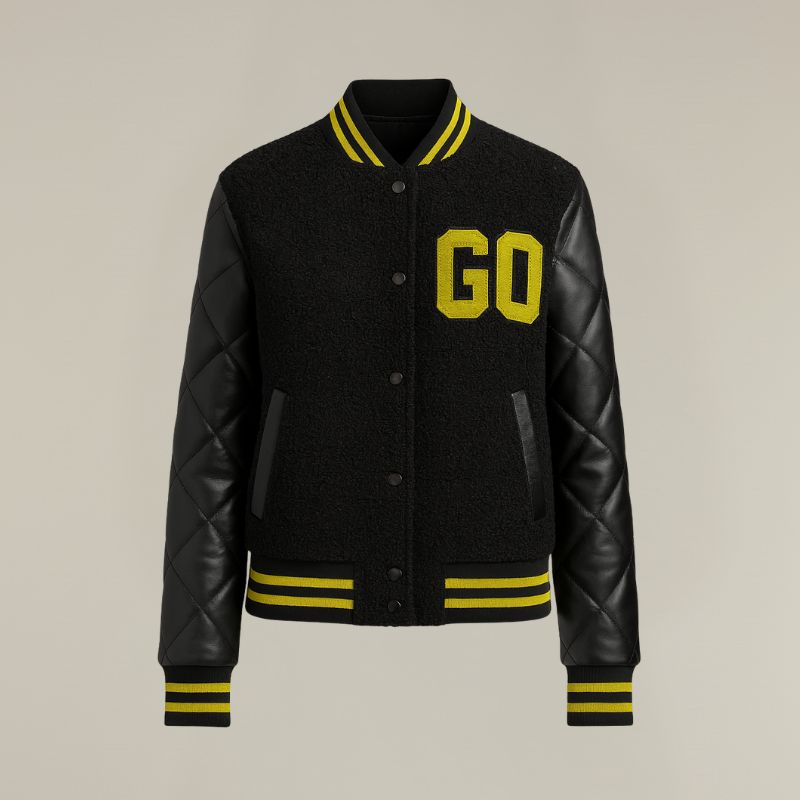 GO Varsity Black & Gold – L’eleganza sportiva che non passa inosservata