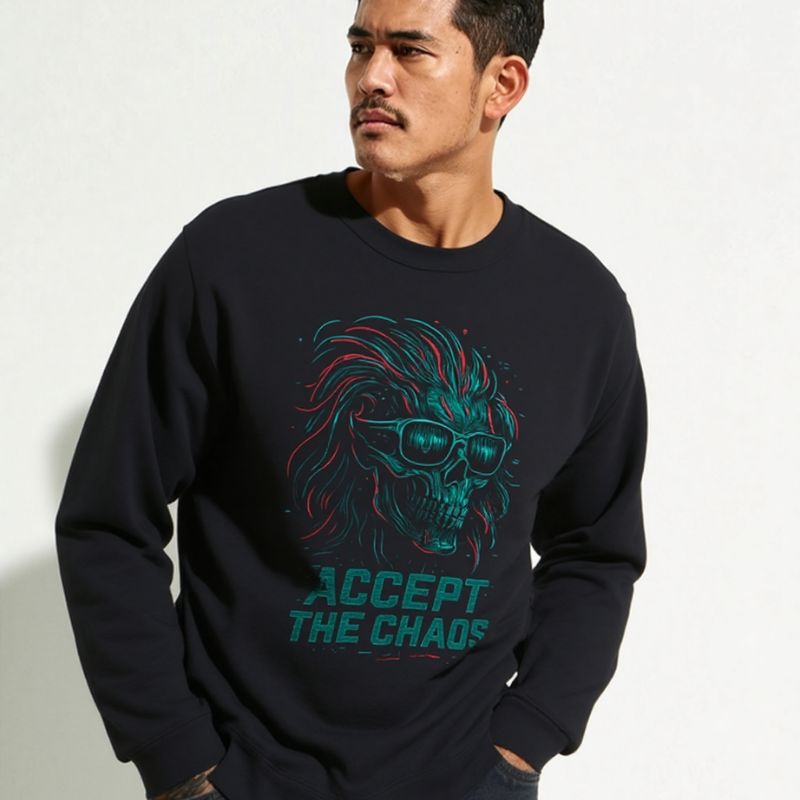 Rebellion in Style – The Acceptance of Chaos Unisex Hoodie for Those Who Live Without Rules