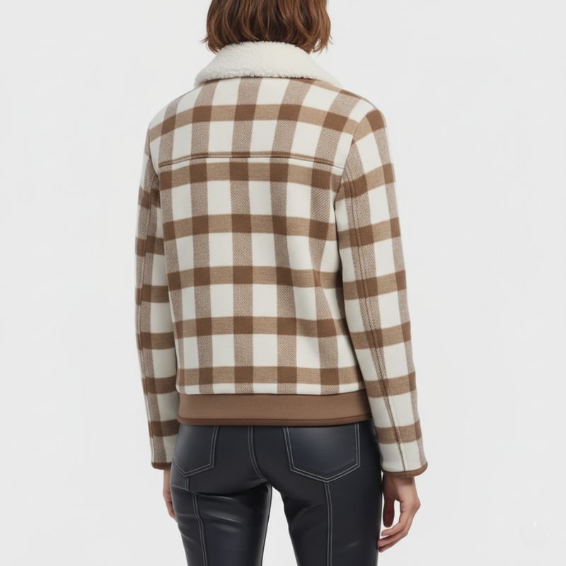 The Checked Overshirt Jacket with Fleece Collar: A Classic Revisited for Winter