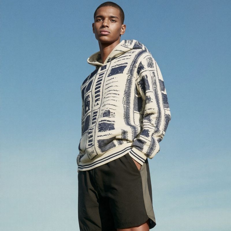 KYORE Grid Hoodie – Arte in movimento