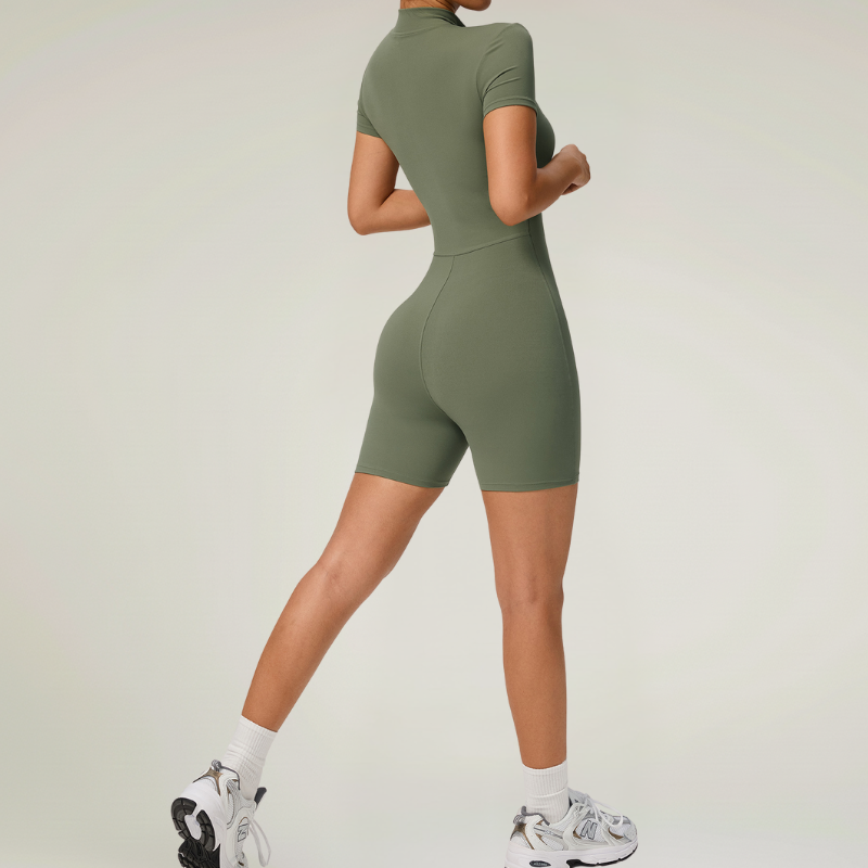 Yoga Jumpsuit con Zip – Stile e Performance in un Solo Capo